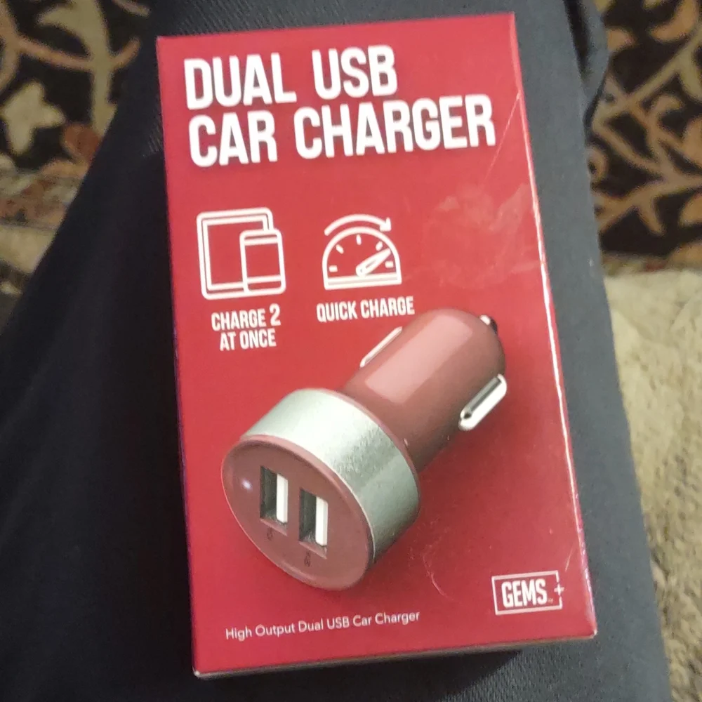 4 Gems Car, Home, Portable charger and Bluetooth earbuds